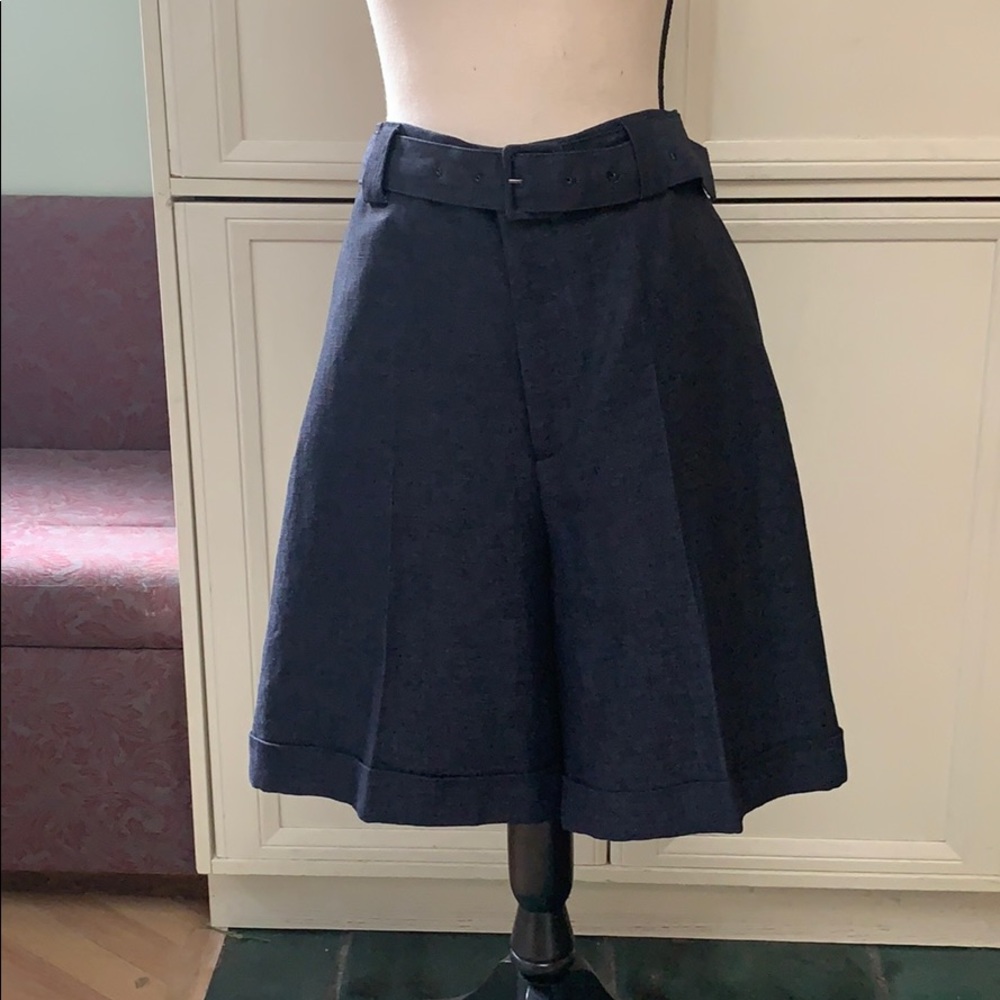 Margaret Howell Tailored Indigo Shorts